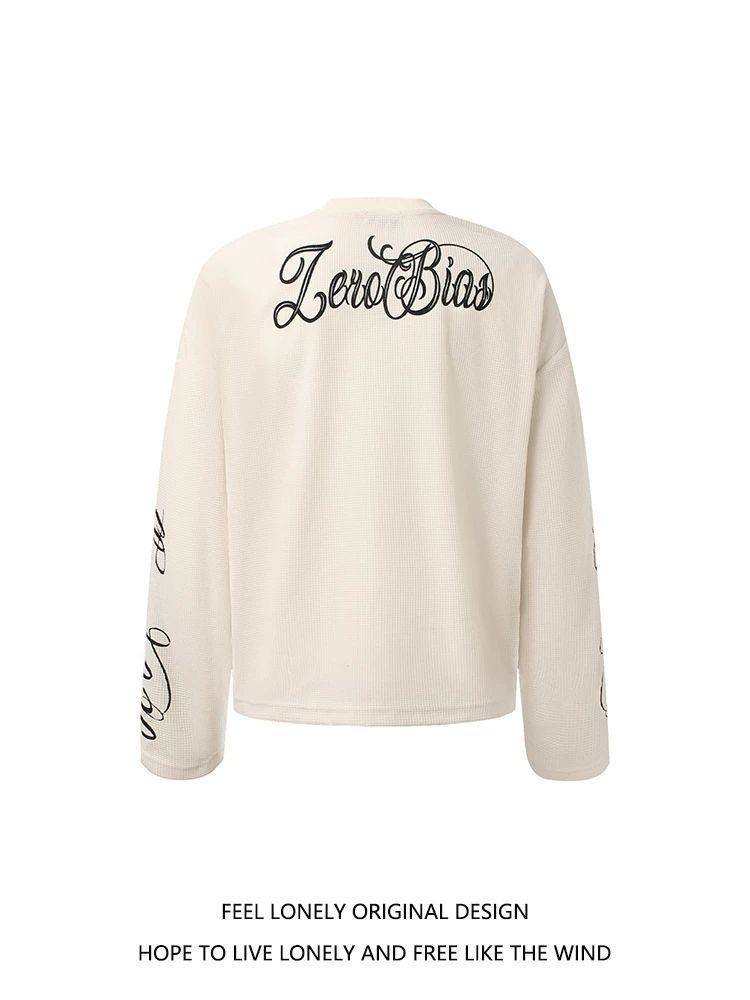 European long-sleeved T-shirt men's