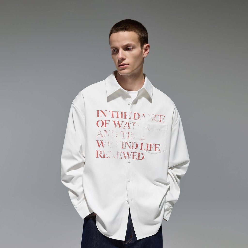 CHINISM red dust shirt