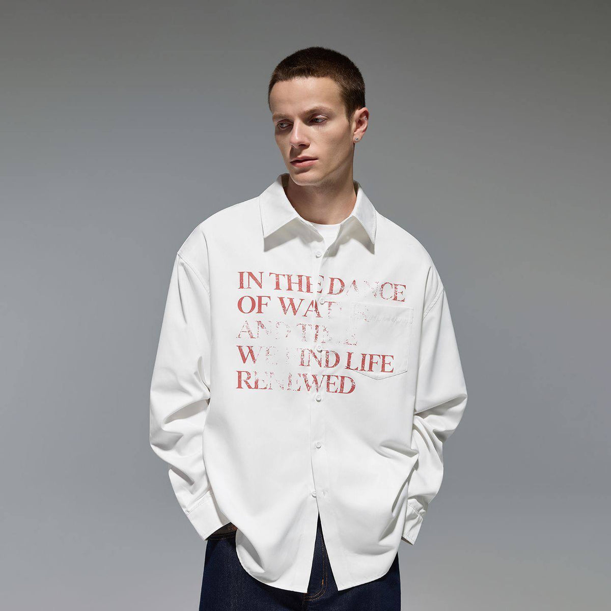 CHINISM red dust shirt