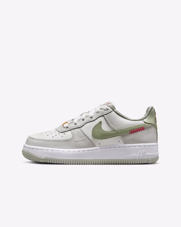 Air Force 1 LV8 in Sail & Olive Aura by NIKE